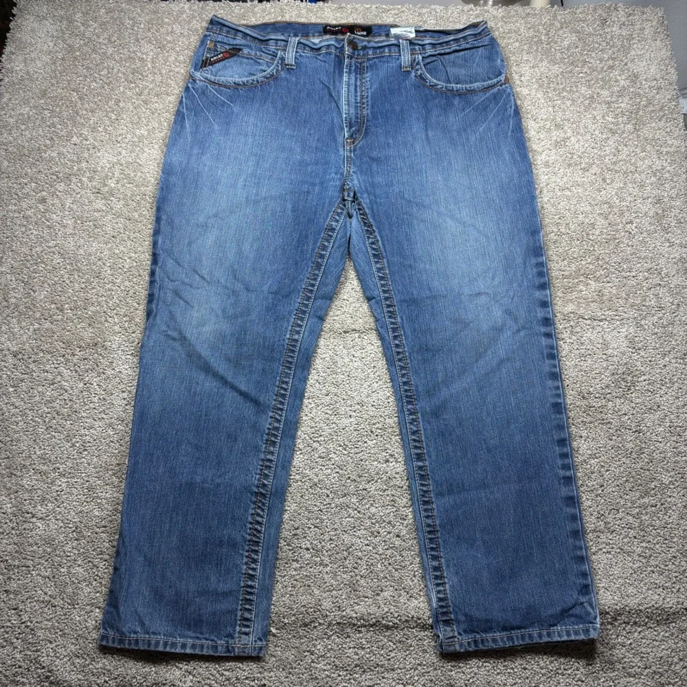 Ariat FR M3 Loose Fit Mens Flame Resistant Work Jeans Blue 40x30 CAT 2 2112